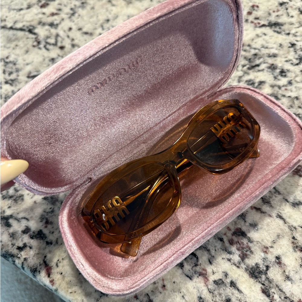 NEW Miu Miu Transparent Sunglasses